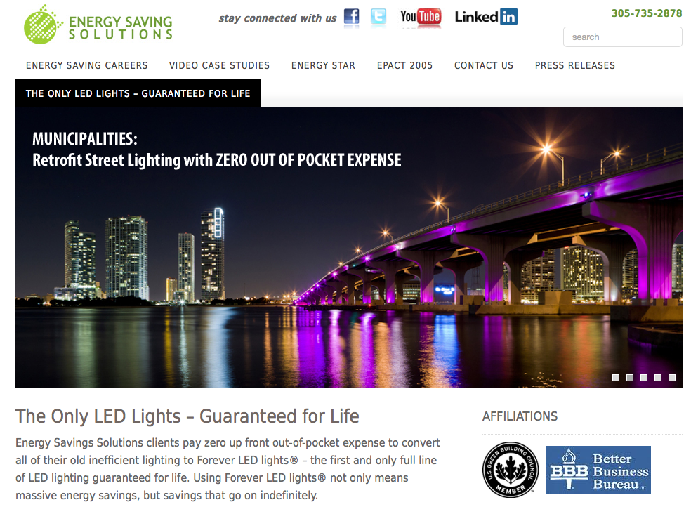Websites - Energy Savings Solutions